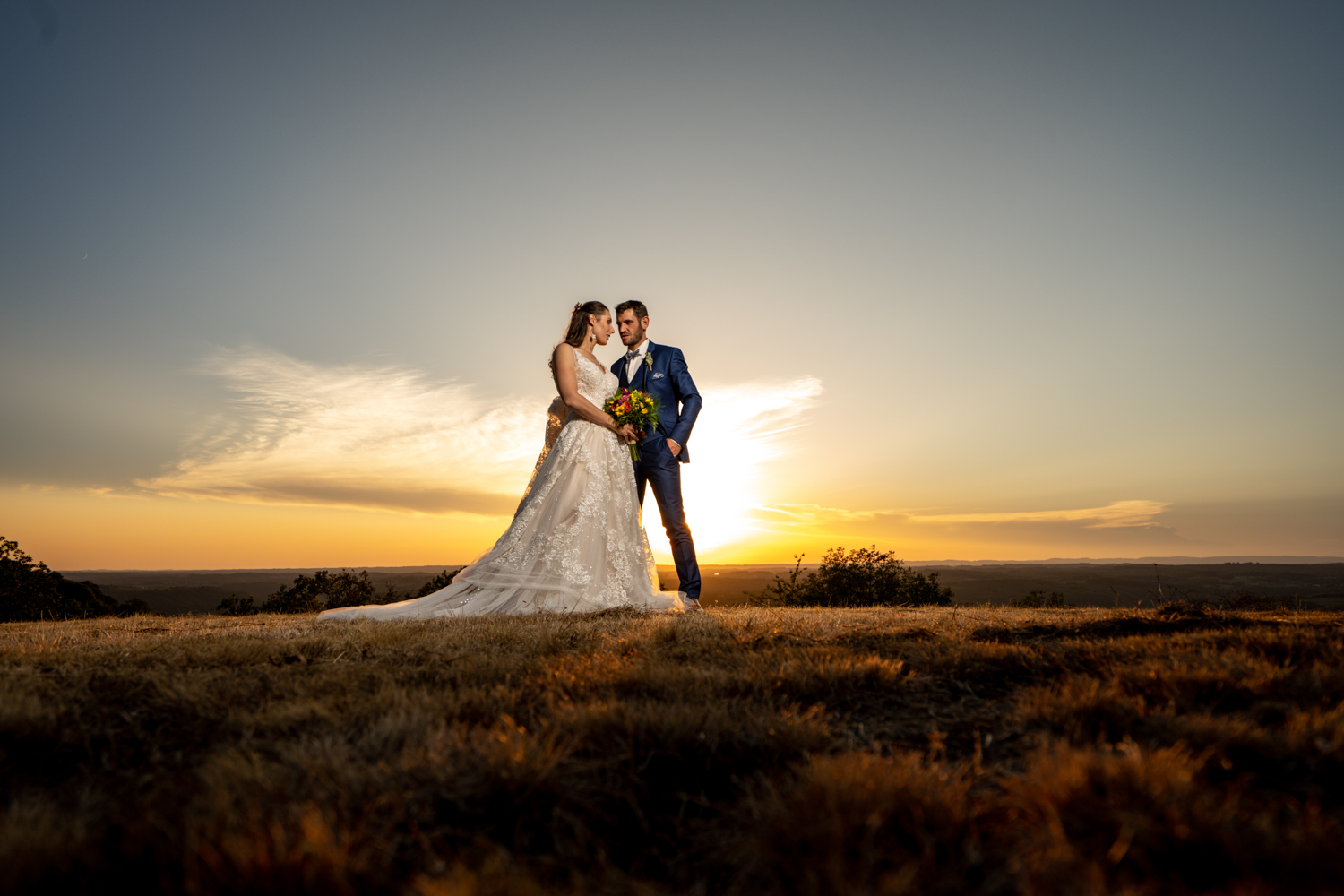 Un mariage à l'extérieur